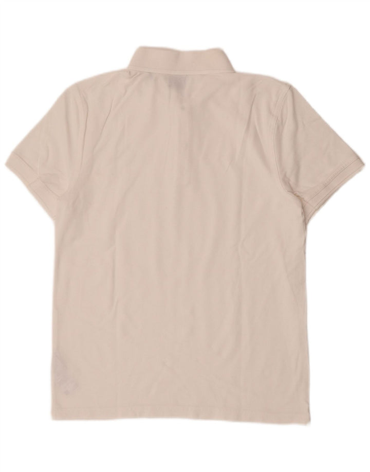 Camisa polo masculina Hugo Boss Slim Fit médio algodão branco