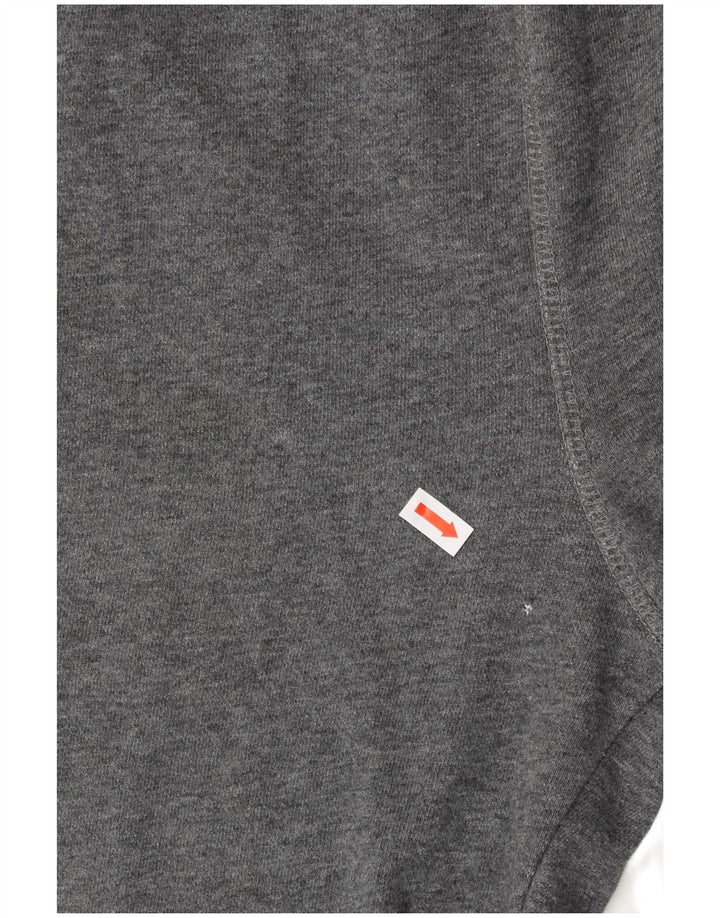 Calça de treino feminina DIESEL Joggers UK 12 algodão cinza médio