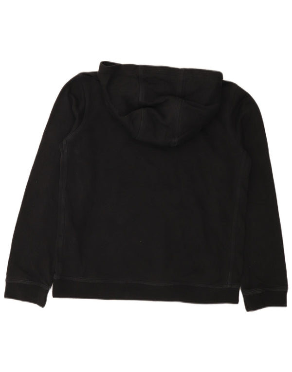 Jumper com capuz gráfico Nike Boys 13-14 anos XL preto algodão