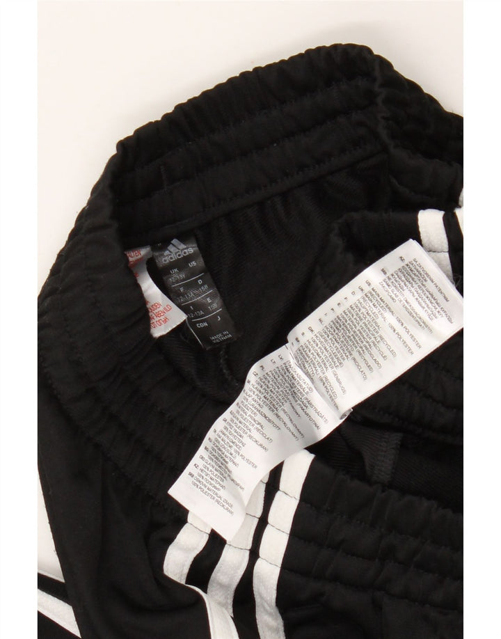 Adidas meninos calças de treino joggers 12-13 anos preto poliéster