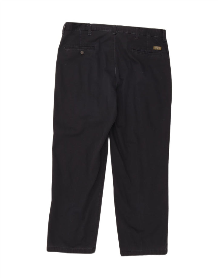 LEE Mens Straight Chino Trousers W38 L29 Navy Blue Cotton Vintage Lee and Second-Hand Lee from Messina Hembry 