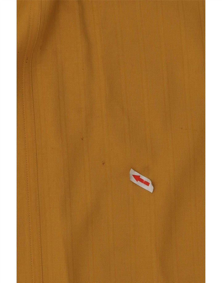 Saia vintage feminina linha A pequena W26 amarela
