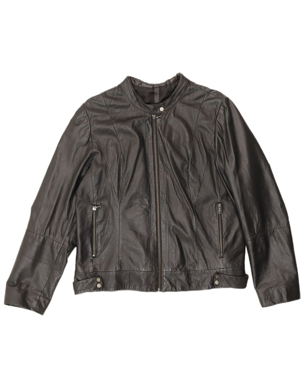 Jaqueta de couro feminina Conbipel IT 48 XL preta