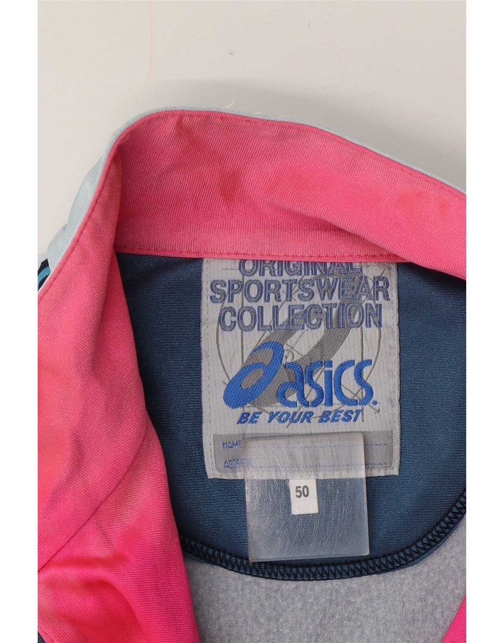 Asics Mens Tracksuit Top Jacket IT 50 Médio Multicolorido Colourblock