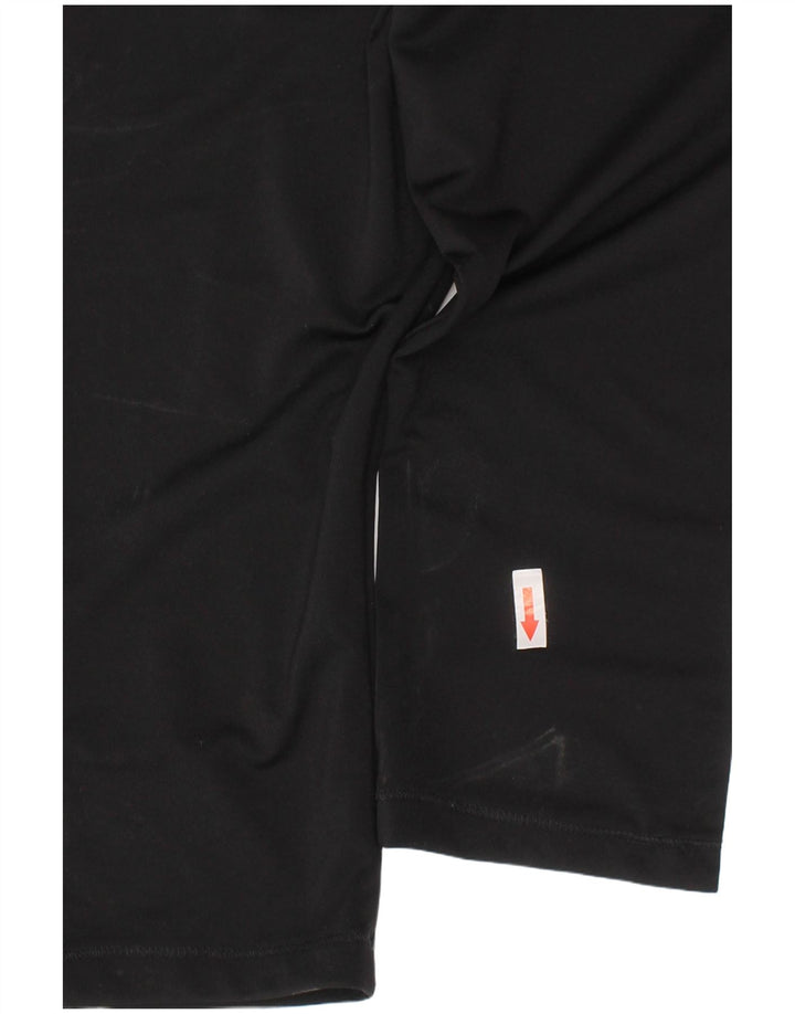 Adidas Meninas Climalite Capri Leggings 11-12 Anos Médio Preto Poliéster