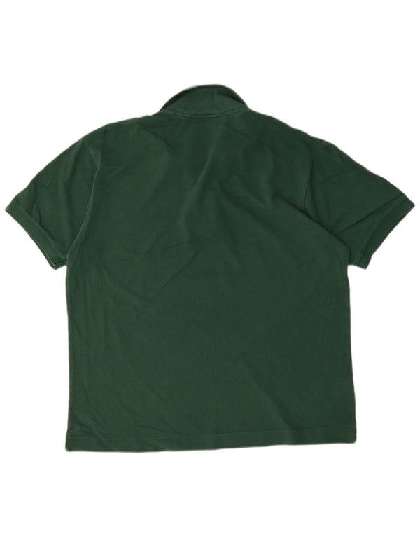 Camisa polo masculina Lacoste Classic Fit tamanho 5 grande algodão verde