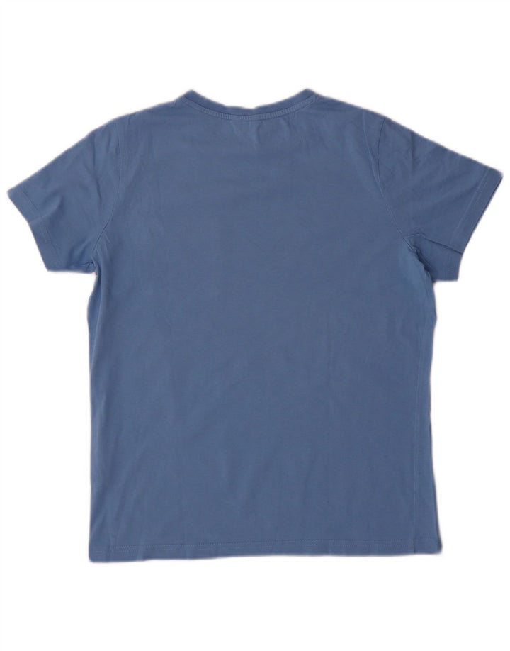 Camiseta feminina K-Way UK 10 pequena azul