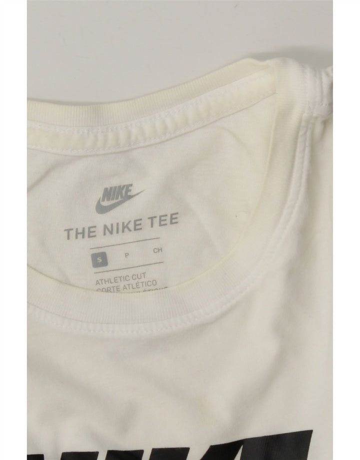 Camiseta Nike Masculina Athletic Cut Graphic Top Pequeno Branco