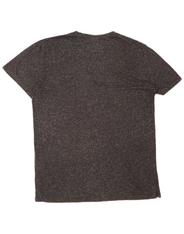 Camiseta masculina Jack & Jones grande poliamida manchada cinza