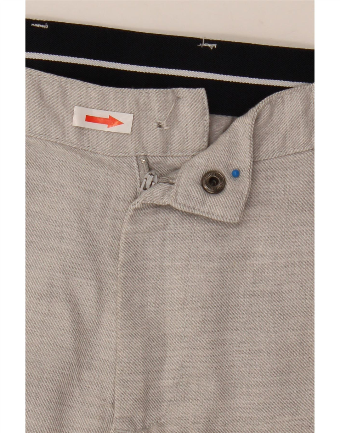 Zara Mens Chino Shorts Pequeno W30 Cinza
