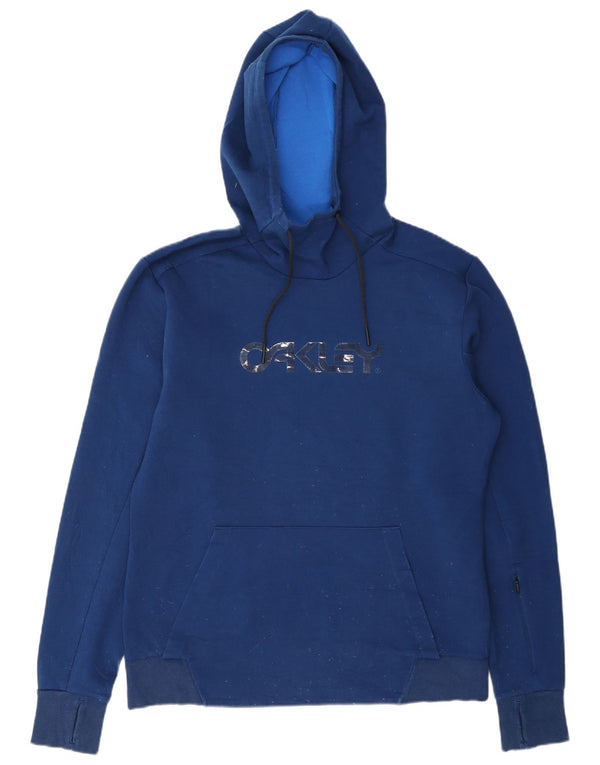Moletom com capuz masculino Oakley Graphic Regular Fit azul médio
