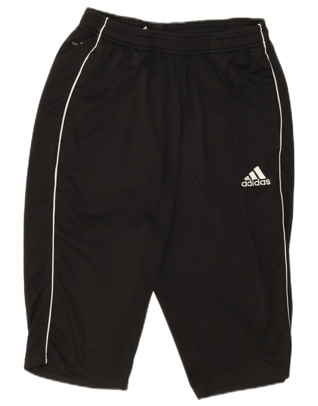 Adidas Mens Climalite Bermuda Sport Shorts Médio Preto Poliéster