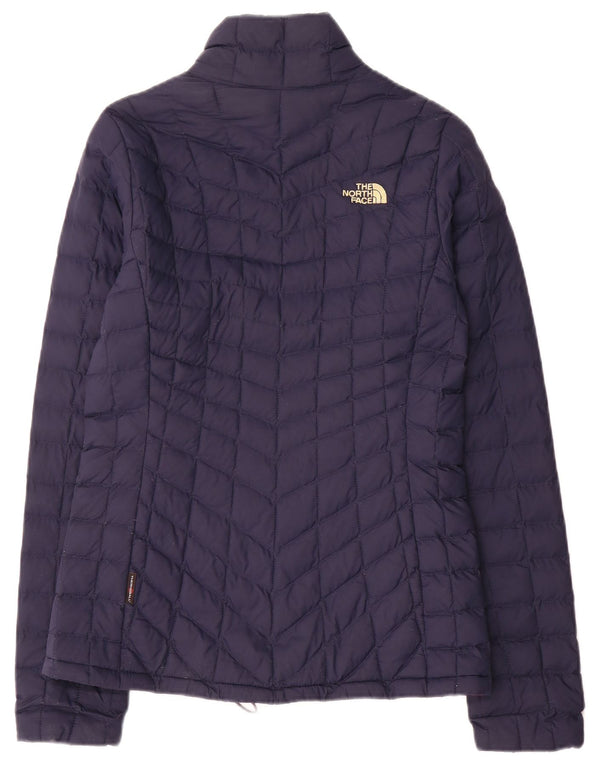 Jaqueta acolchoada feminina The North Face UK 10 pequena nylon azul marinho