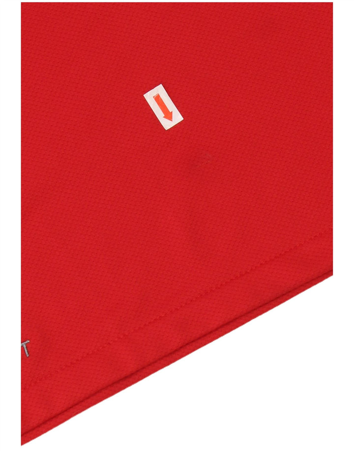 Camisa polo masculina Nike Dri Fit poliéster vermelho médio