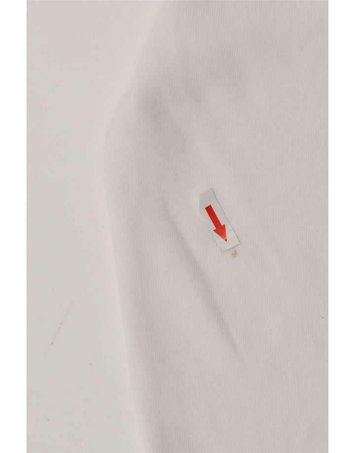 Suéter gráfico feminino Levi's UK 14 médio branco