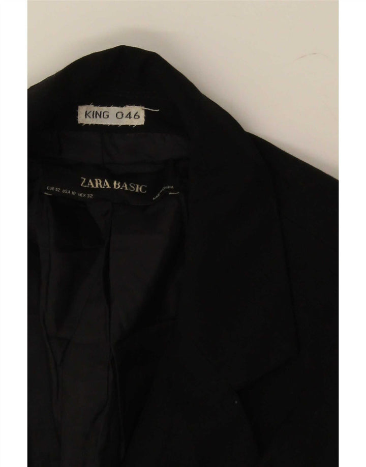 Jaqueta blazer feminina Zara com 1 botão EU 42 grande preta