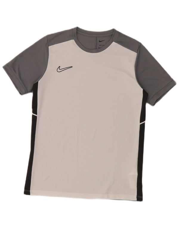 Camiseta Nike Boys Dri Fit Top 13-14 Anos XL Branco Colourblock Poliéster