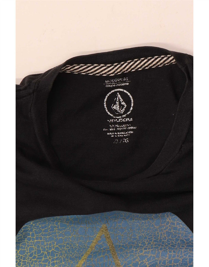 Camiseta masculina Volcom Modern Fit Graphic Top XL Preto