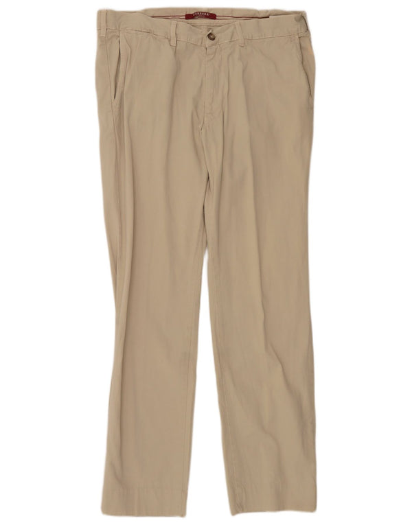 Calça Chino Carrera Masculina 624 Reta W38 L31 Algodão Bege