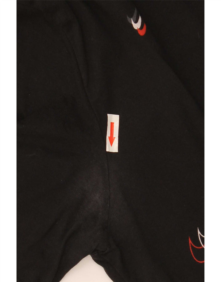 Camiseta gráfica masculina Nike grande algodão preto