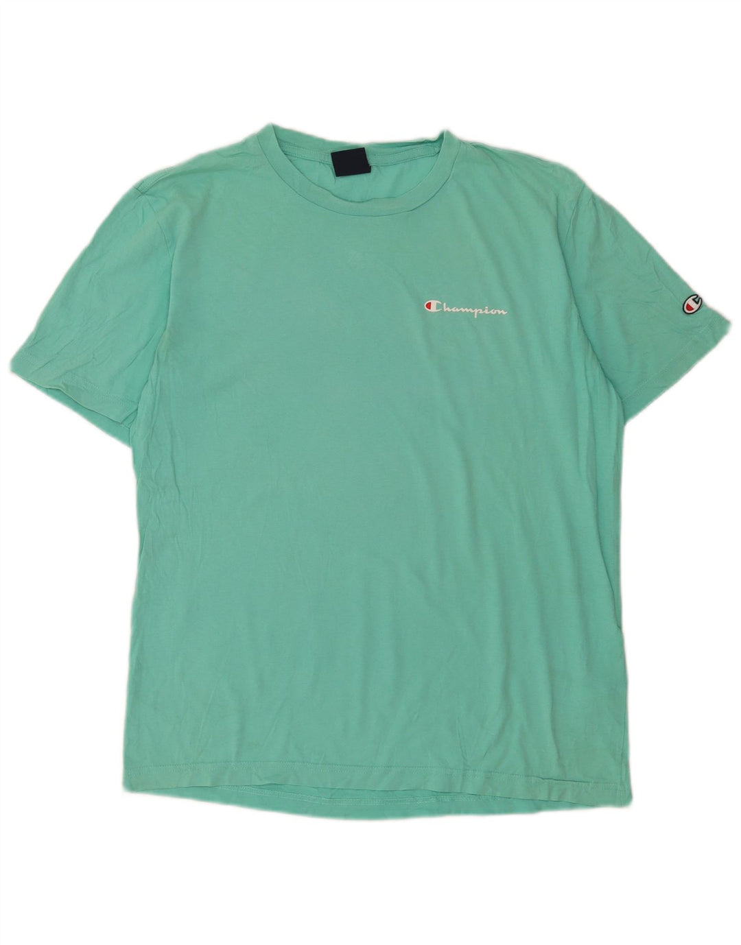 Camiseta masculina Champion de algodão verde médio