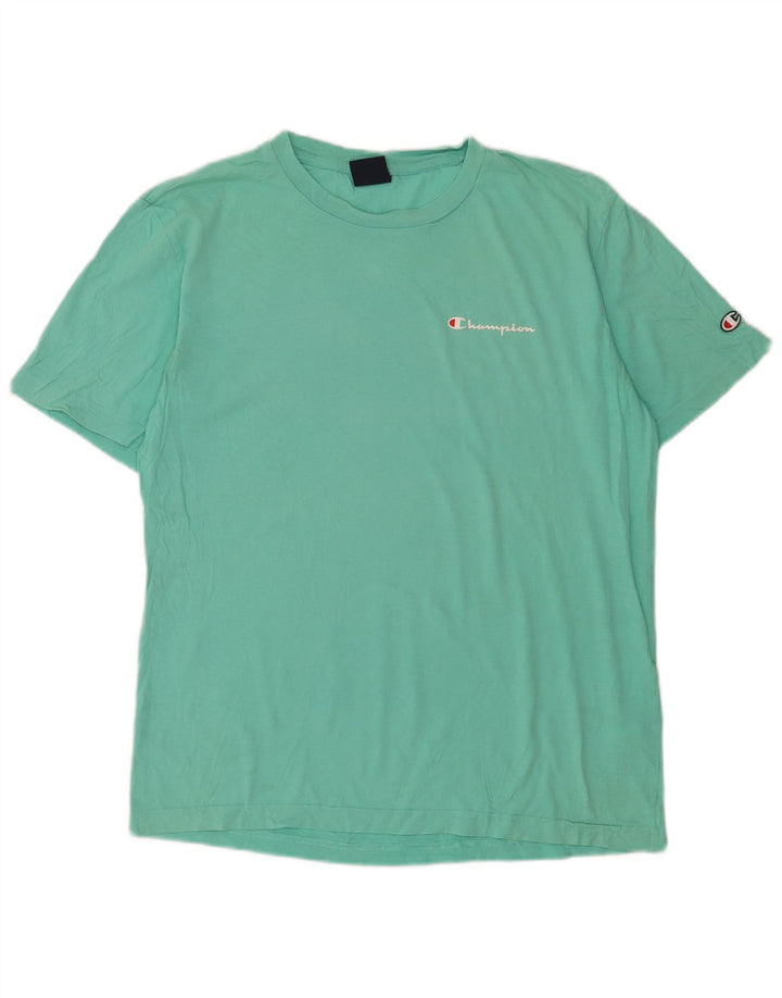 Camiseta masculina Champion de algodão verde médio
