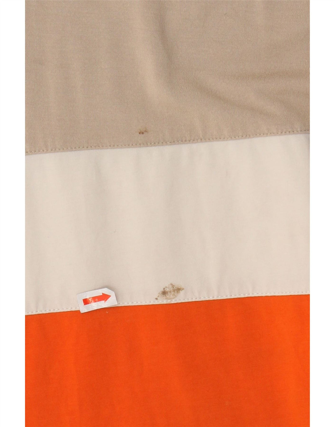 US Polo Assn. Vestido Básico Feminino UK 12 Colourblock Bege Médio