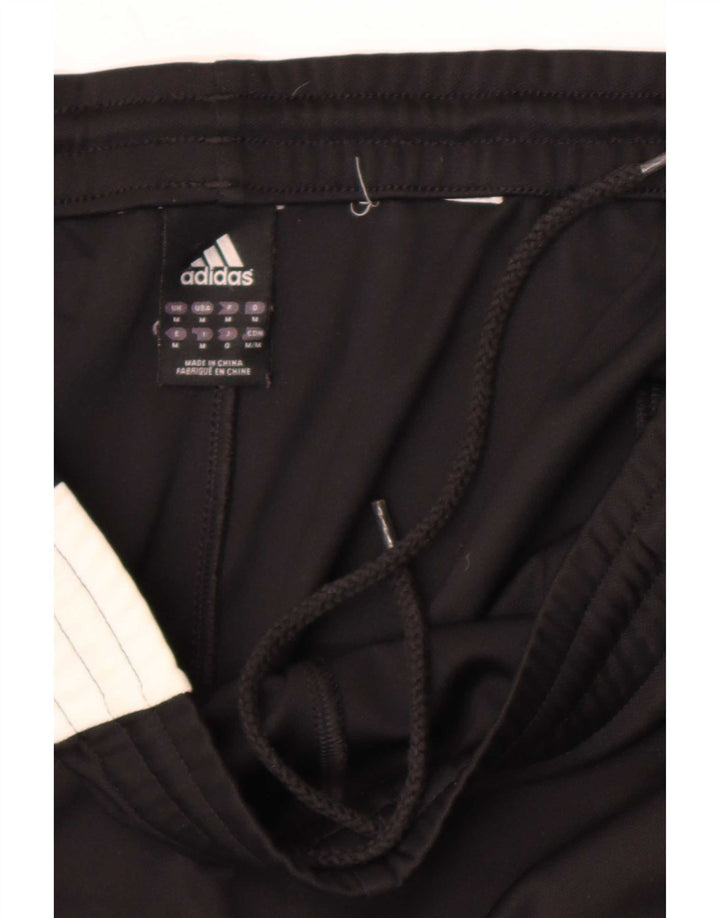 Adidas masculino gráfico calças de treino médio preto colorblock