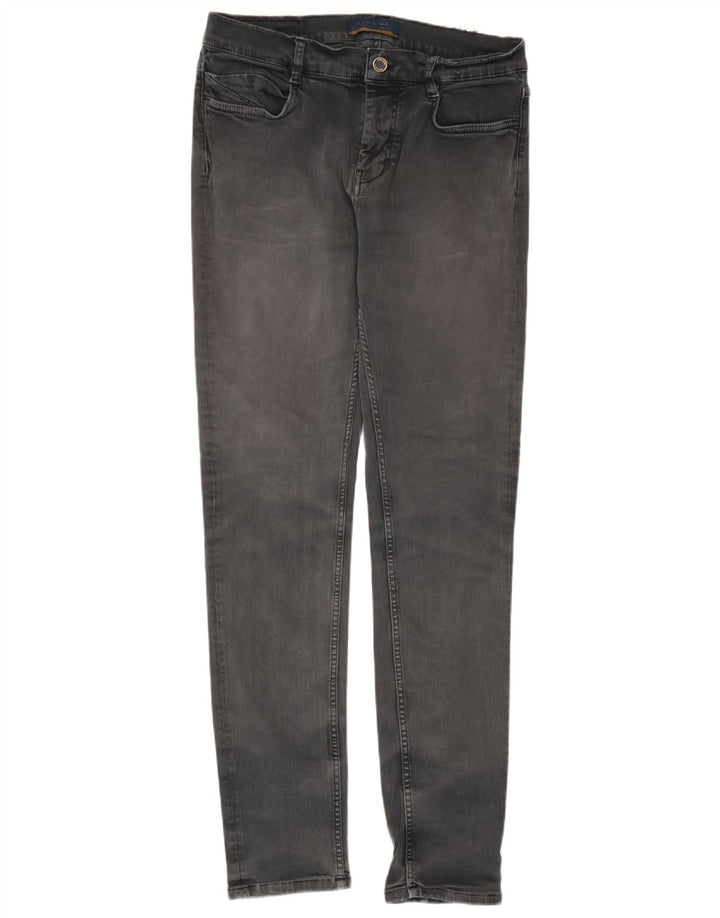 Zara Jeans Skinny Masculino EU 40 Médio W31 L31 Cinza