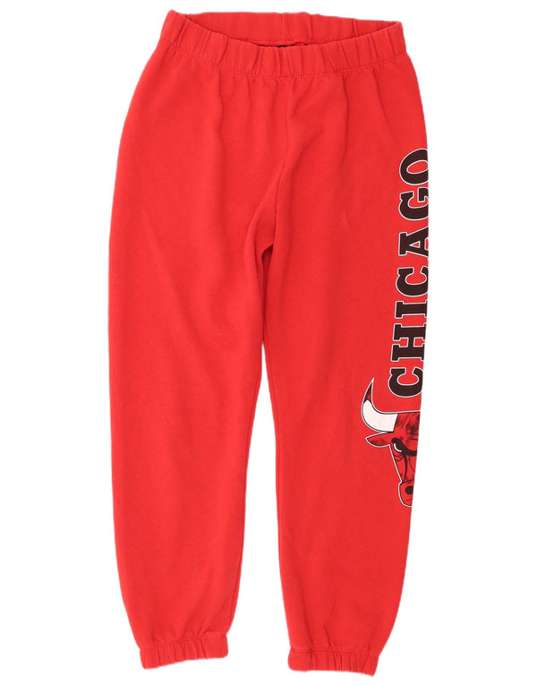 Calça de treino NBA Boys Chicago Bulls Joggers 13-14 anos XL vermelho