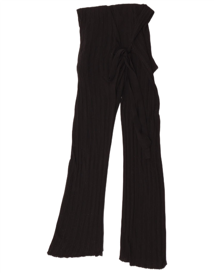 Macacão feminino sem mangas Zara Reino Unido 14 grande viscose preta