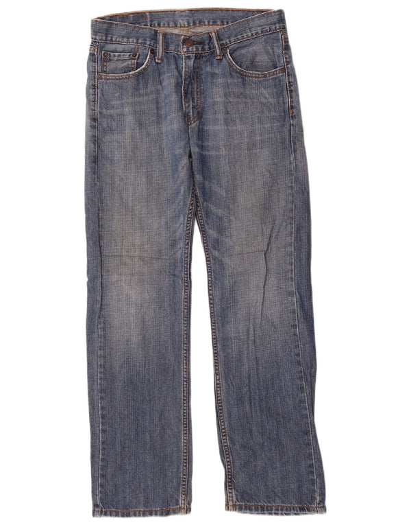 Levi's Masculino 505 Straight Jeans W30 L30 Azul Algodão