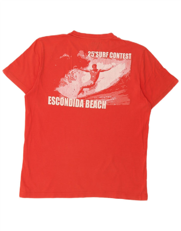 LOTTO Mens Graphic T-Shirt Top Large Red