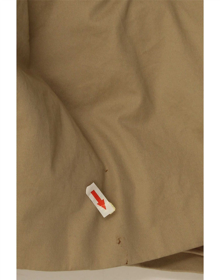 Casaco impermeável feminino Marks & Spencer UK 20 2XL algodão bege