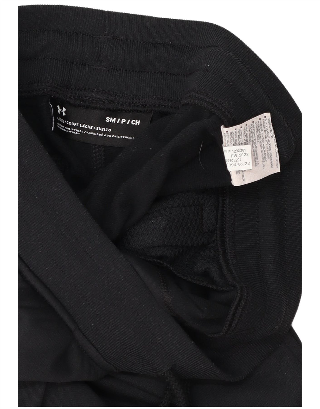 Under Armour Mens Calças de treino joggers poliéster preto pequeno