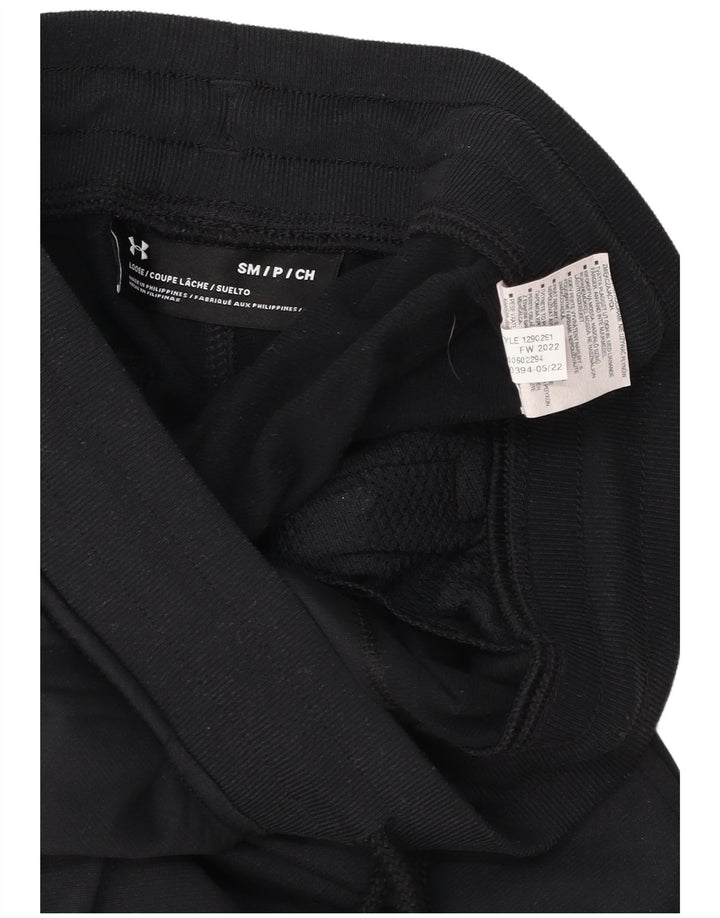 Under Armour Mens Calças de treino joggers poliéster preto pequeno