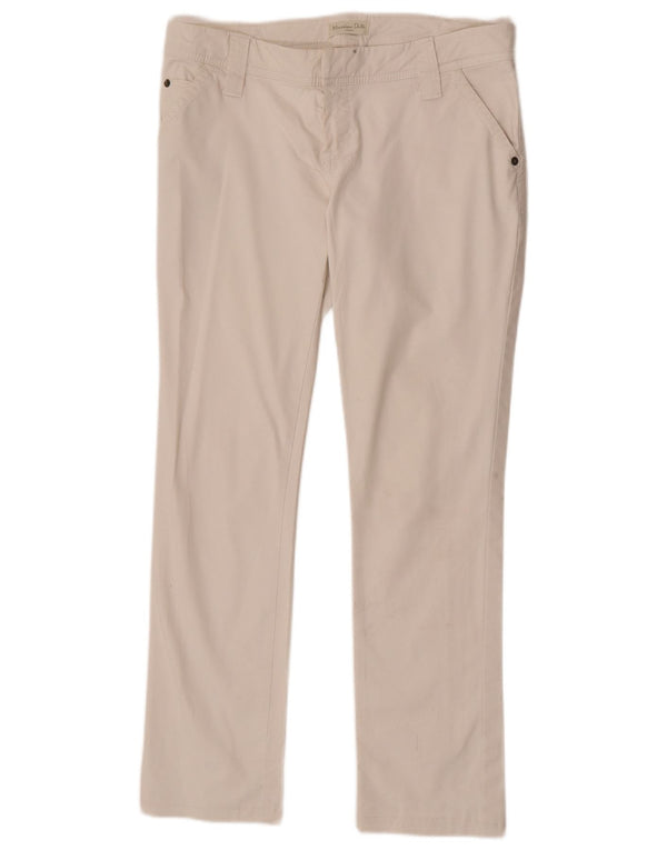 Massimo Dutti Womens Slim Chino Trousers W32 L29 White