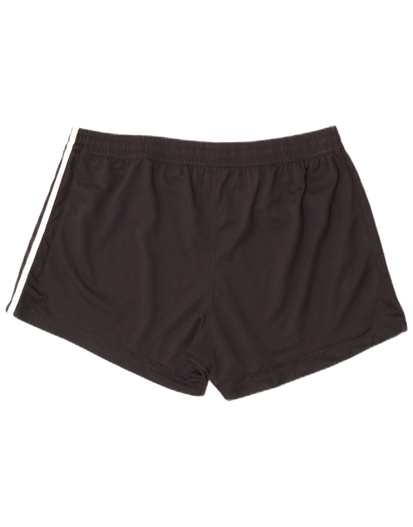 Shorts esportivos femininos Adidas UK 24/26 2XL preto poliéster