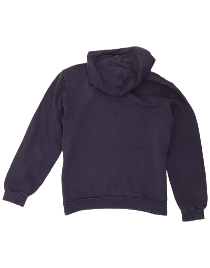 Puma Mens Hoodie Jumper Médio Algodão Azul Marinho