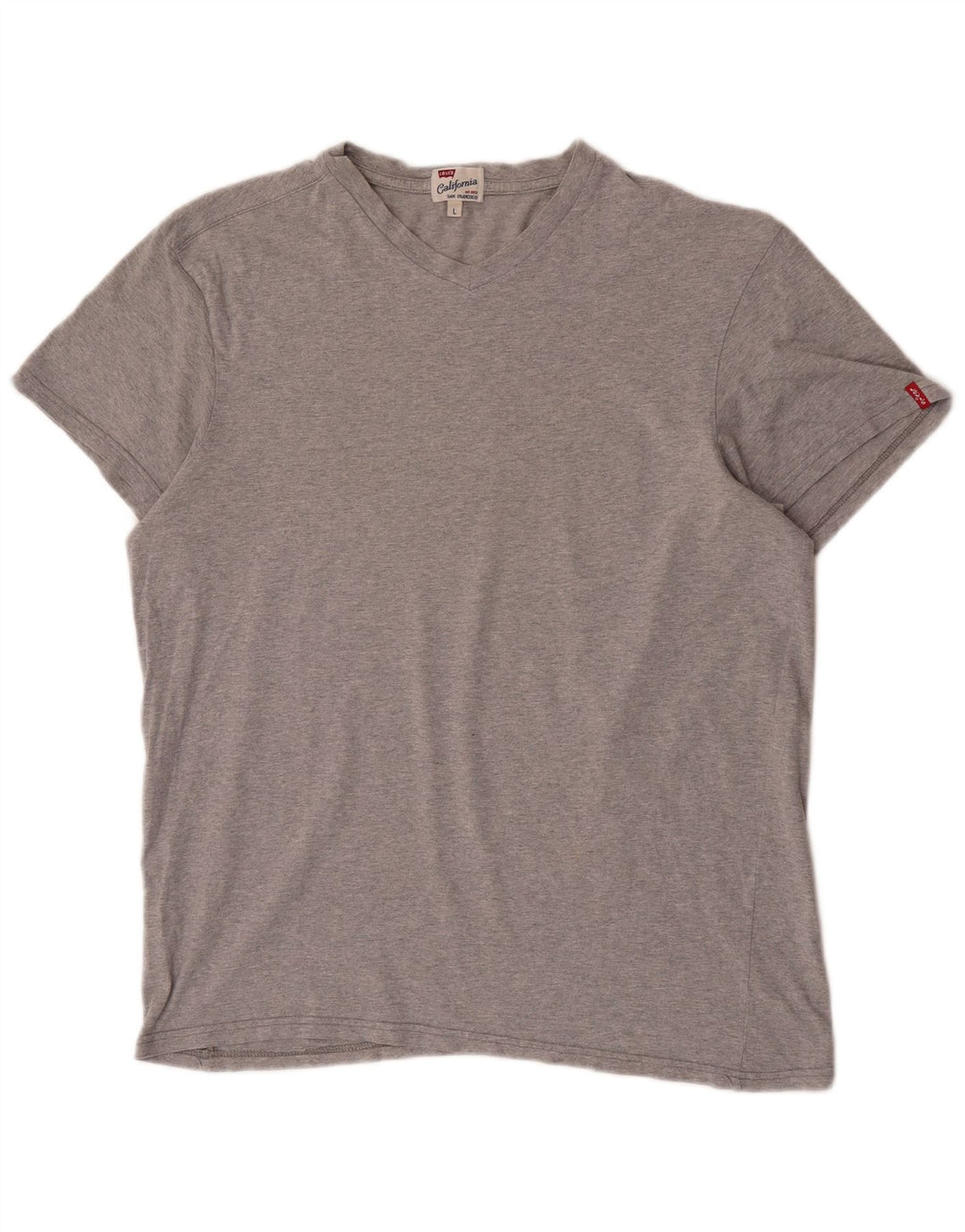 Camiseta masculina Levi's grande algodão cinza
