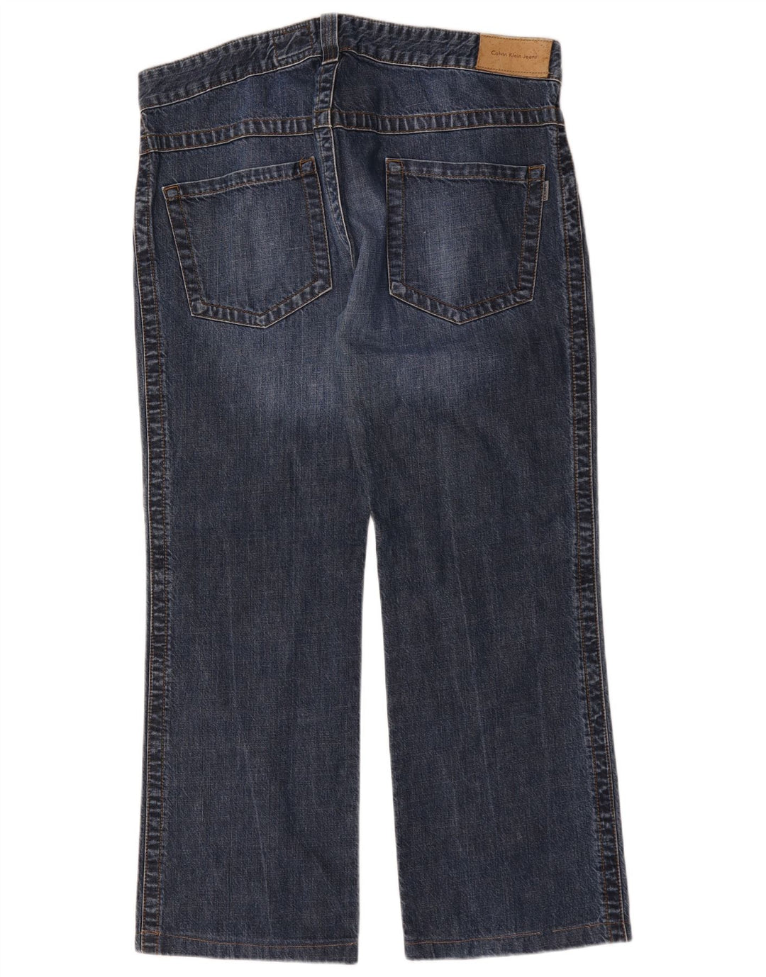 Calça jeans masculina Calvin Klein solta W38 L30 azul algodão