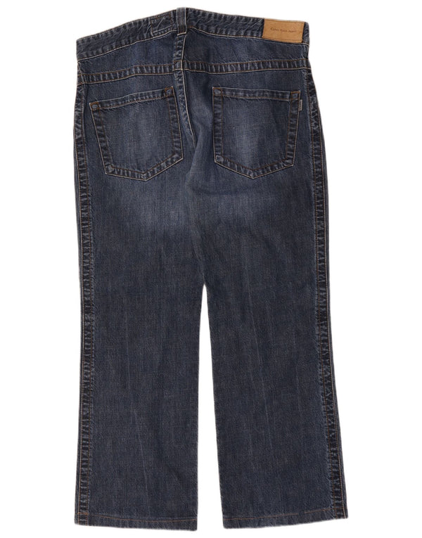 Calça jeans masculina Calvin Klein solta W38 L30 azul algodão