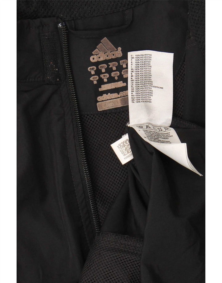 Adidas Mens Clima Proof Rain Jacket UK 38 Médio Preto Poliéster
