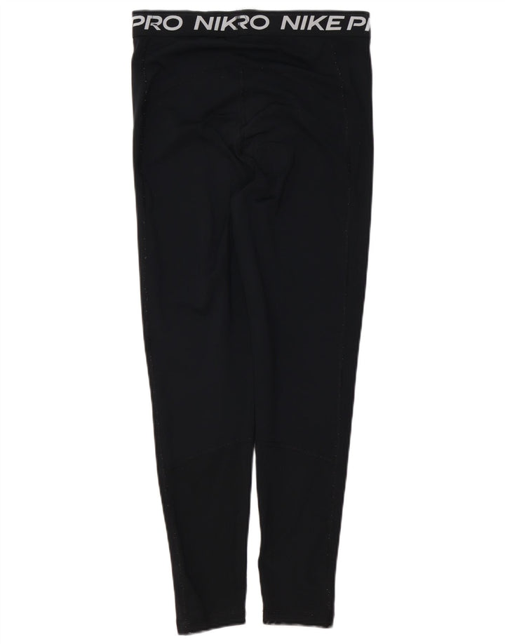 Leggings Nike Dri Fit Graphic Femininas UK 12 Médias Pretas