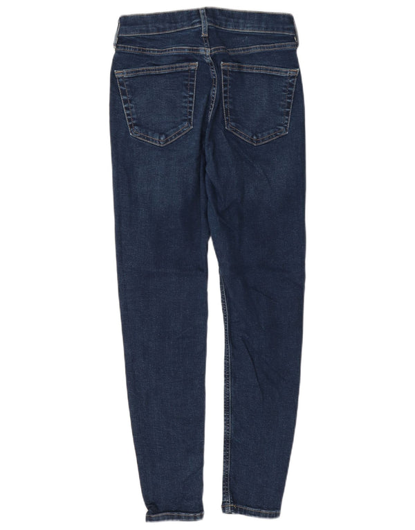 Topshop feminino Jamie Skinny Jeans W26 L26 algodão azul