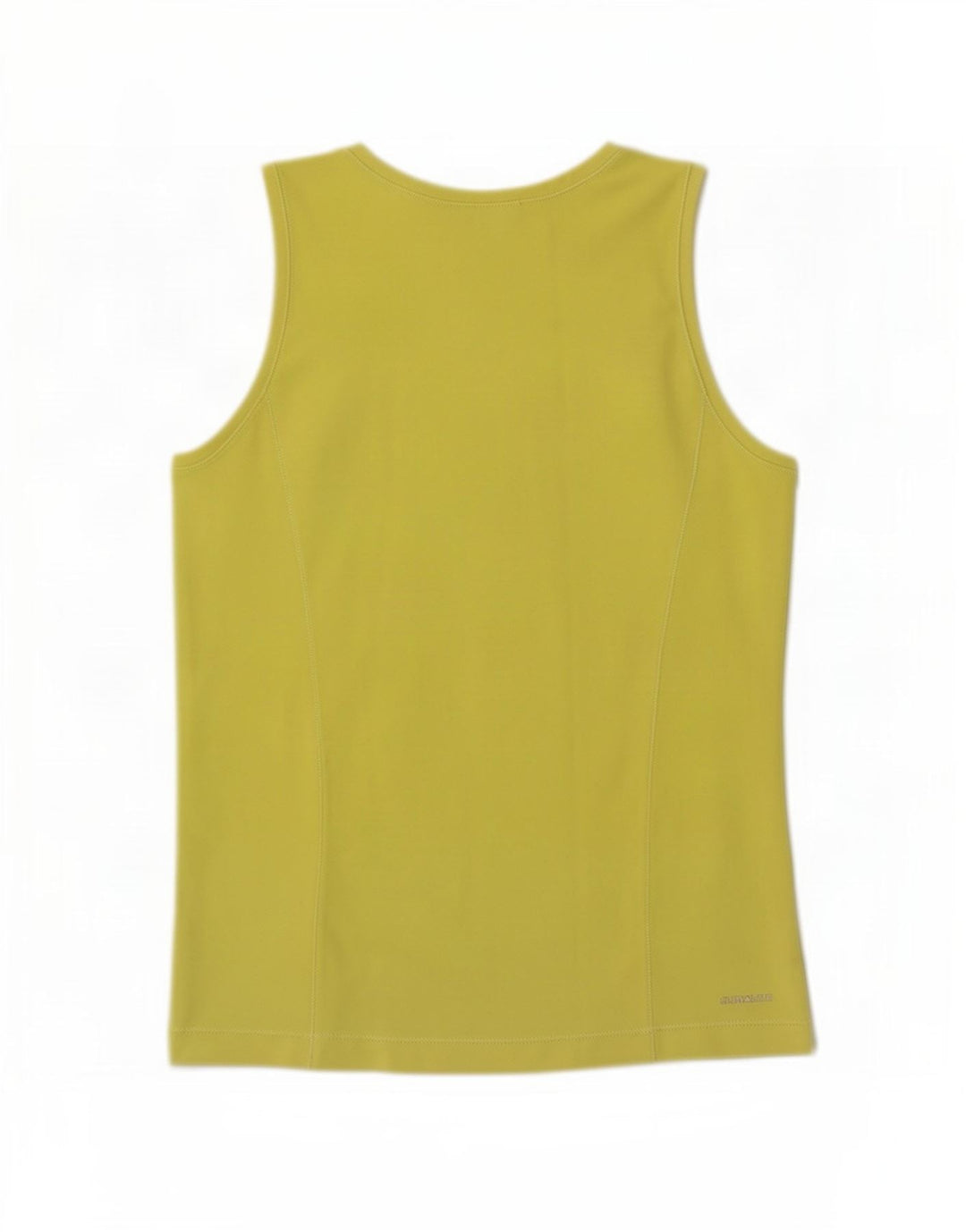 Adidas Womens Climalite Vest Top UK 14 Médio Amarelo Poliéster