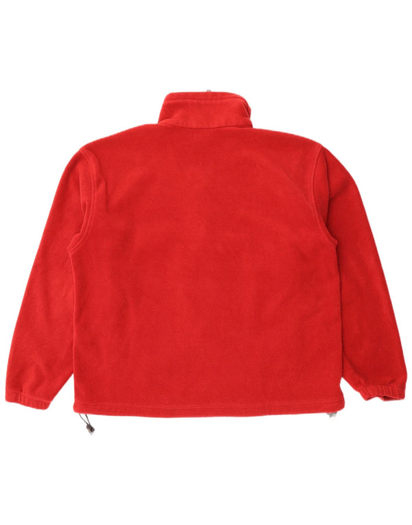 Jaqueta de lã masculina Columbia UK 42 XL poliéster vermelho