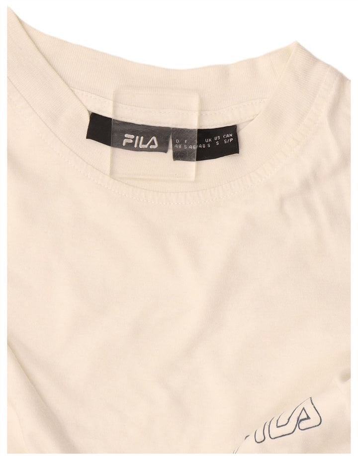 Fila Camiseta Masculina Top Pequeno Off White