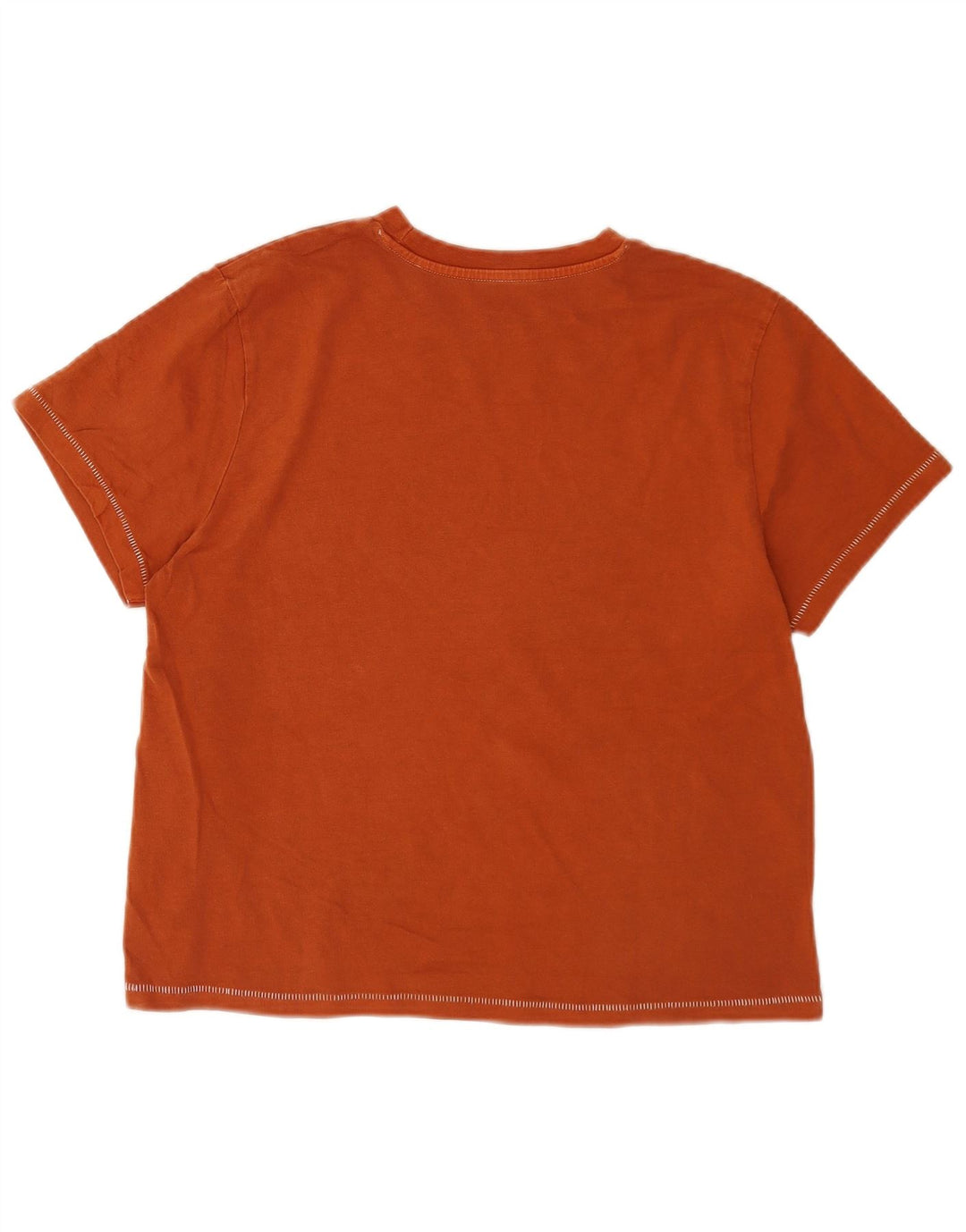 Camiseta feminina Levi's Top UK 14 algodão laranja médio
