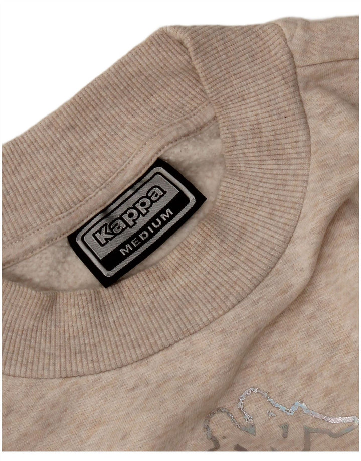 Kappa moletom feminino jumper UK 14 médio bege